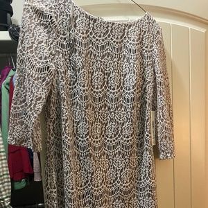 Eliza J lace overlay sheath dress NWT